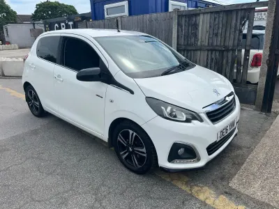 Used Peugeot 108 GT-line 82 HP (60 kW) 2016 White Hatchback