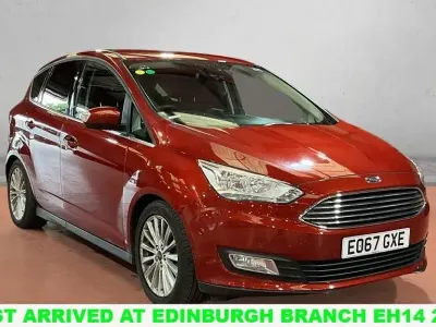 Used Ford C-MAX Titanium 120 HP (88 kW) 2017 Red MPV