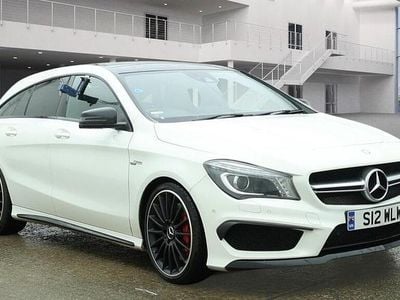Used Mercedes CLA45 AMG 2015 White Estate