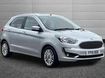 Used Ford Ka Plus Zetec 84 HP (61 kW) 2019 Moondust silver Hatchback