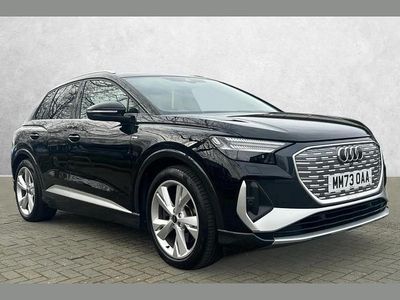 Used Audi Q4 e-tron S-Line 150 kW (204 HP) 2023 Black SUV