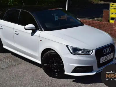 Used Audi A1 Sportback S-Line 150 HP (110 kW) 2016 White Hatchback