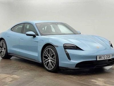 Used Porsche Taycan Performance Package 300 kW (408 HP) 2022 Blue Sedan
