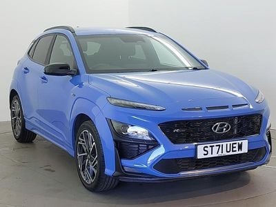 Second-hand Hyundai Kona N Line 120 CP (88 kW) 2022 Albastru SUV