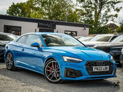Used Audi A5 S-Line 2022 Blue Coupe