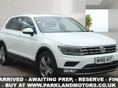 Used VW Tiguan SEL 2016 White SUV