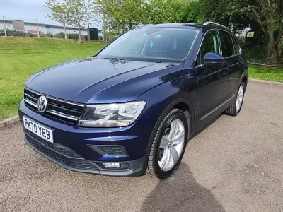 Używany VW Tiguan Match 150 KM (110 kW) 2020 Niebieski SUV