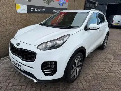 Used Kia Sportage GT-Line 177 HP (130 kW) 2016 White SUV