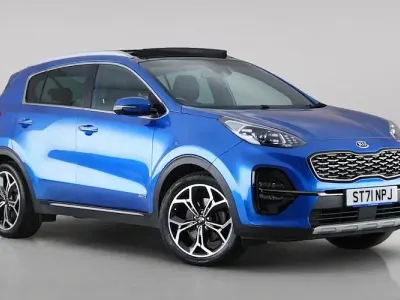 Used Kia Sportage GT-Line S 177 HP (130 kW) 2021 Blue SUV