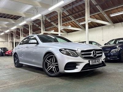 Used Mercedes E350 AMG Line Premium 258 HP (189 kW) 2018 Silver Sedan