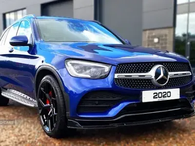 Used Mercedes GLC220 AMG Line Premium 194 HP (142 kW) 2020 Blue SUV