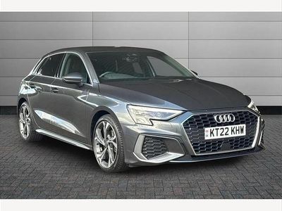 Used Audi A3 S-Line 150 HP (110 kW) 2022 Grey Sedan