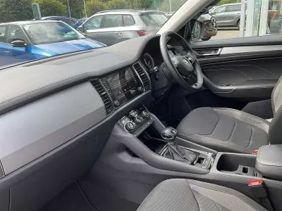 Used Skoda Kodiaq SE 150 HP (110 kW) 2021 Brilliant silver metallic SUV