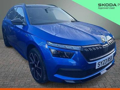 Used Skoda Kamiq Monte Carlo 115 HP (84 kW) 2023 Blue SUV