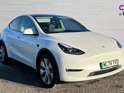 White Used 2024 Tesla Model Y Long Range AWD SUV | £29,780 (A bit pricey)