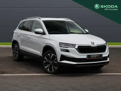 Używany Skoda Karoq SE L 150 KM (110 kW) 2023 Biały SUV