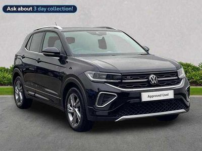 Black Used 2024 VW T-Cross R-line SUV | £24,088 (Fair price)