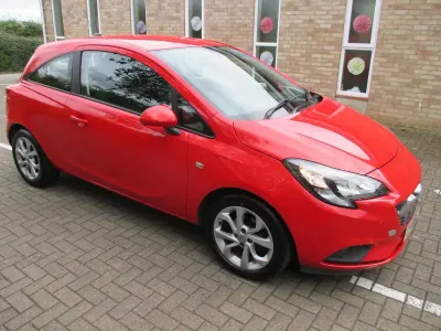 Used Vauxhall Corsa 75 HP (55 kW) 2019 Red Hatchback