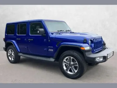 Used Jeep Wrangler Sahara 268 HP (197 kW) 2019 Blue SUV
