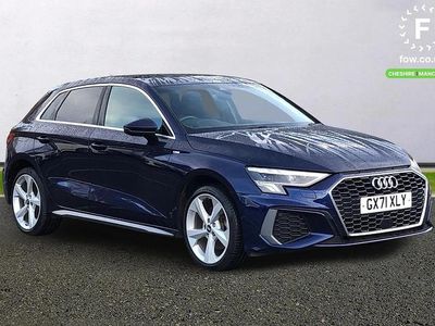 Blue Used 2021 Audi A3 Sportback e-tron S-Line Hatchback | £19,799 (Fair price)