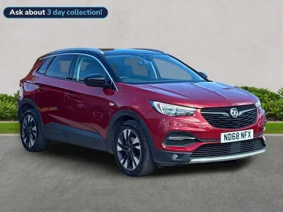 Used Vauxhall Grandland X Sport 130 HP (95 kW) 2019 Red SUV