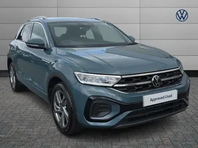 Used VW T-Roc R-line 150 HP (110 kW) 2022 Blue SUV