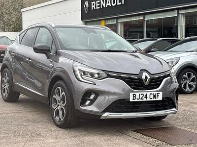 Metallic oyster grey Used 2024 Renault Captur Techno SUV | £17,236 (Fair price)