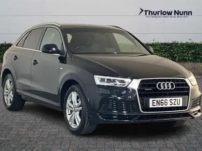 Used Audi Q3 S-Line 150 HP (110 kW) 2016 Black SUV