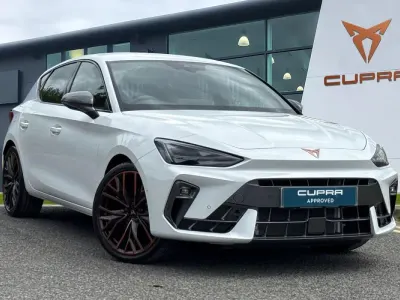 New Cupra Leon 2025 White Hatchback
