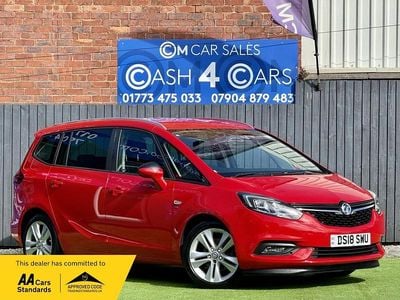 Used Vauxhall Zafira Tourer SRi 2018 Red MPV