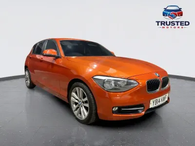 Used BMW 116 Sport Line 2014 Orange Hatchback