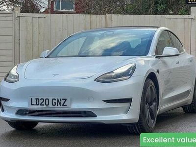 White Used 2020 Tesla Model 3 Standard Range Sedan | £16,295 (Good price)