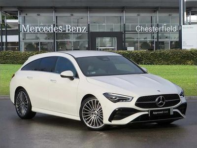 White Used 2024 Mercedes CLA220 Shooting Brake AMG Line Premium Estate | £29,378 (Fair price)