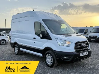Used Ford Transit Trend 130 HP (95 kW) 2021 White Van