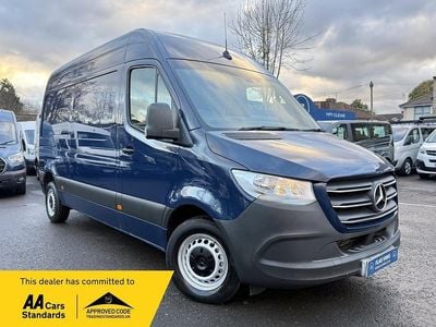 Blue Used 2020 Mercedes Sprinter Van | £18,495 (Fair price)