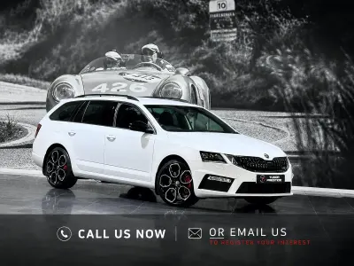 Used Skoda Octavia vRS 245 HP (180 kW) 2019 White Estate