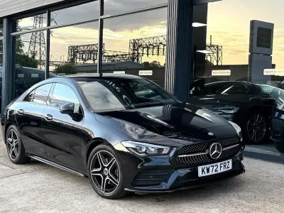 Begagnad Mercedes CLA180 AMG Line Premium 136 HK (100 kW) 2023 Svart Sedan