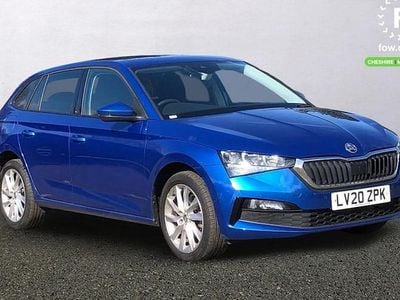 Used Skoda Scala SE L 116 HP (85 kW) 2020 Blue Hatchback