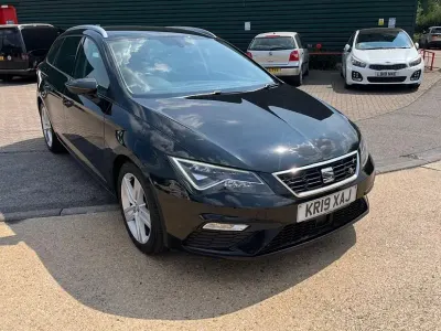 Used Seat Leon ST FR 150 HP (110 kW) 2019 Black Estate