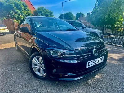 Used VW Polo SE 95 HP (69 kW) 2018 Black Hatchback