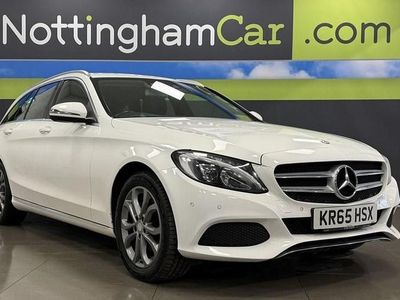 Used Mercedes C220 2015 White Estate