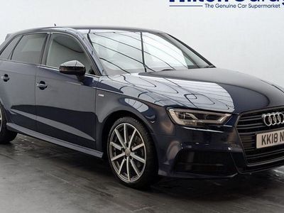 Blue Used 2018 Audi A3 Sportback Black Edition Hatchback | £14,950 (Fair price)