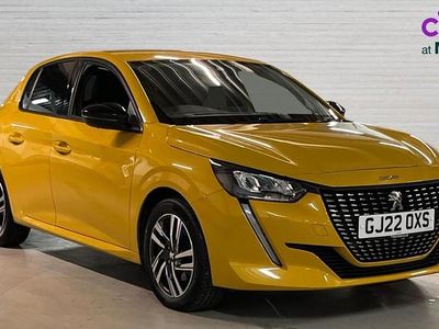 Used Peugeot 208 Allure Premium 100 HP (73 kW) 2022 Yellow Hatchback