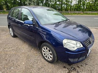 Begagnad VW Polo SE 80 HK (58 kW) 2009 Blå Halvkombi