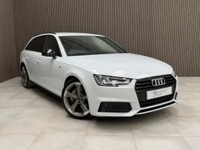 Used Audi A4 Black Edition 190 HP (139 kW) 2018 White Estate