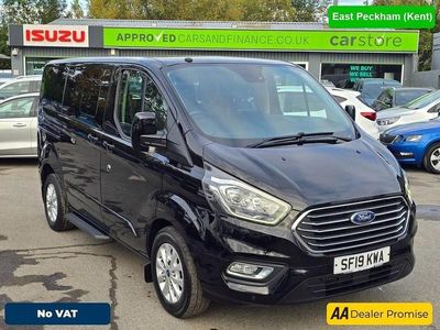 Black Used 2019 Ford Tourneo Custom Titanium Van | £19,999 (Expensive)