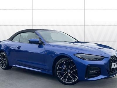 Blue Used 2022 BMW 420 M Sport Cabriolet | £31,250 (Fair price)