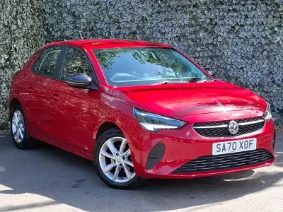 Used Vauxhall Corsa 75 HP (55 kW) 2020 Red Hatchback