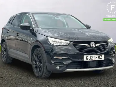 Used Vauxhall Grandland X SRi 131 HP (96 kW) 2021 Black SUV