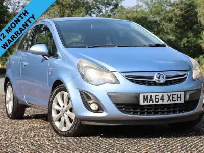 Used Vauxhall Corsa Excite 65 HP (47 kW) 2014 Blue Hatchback